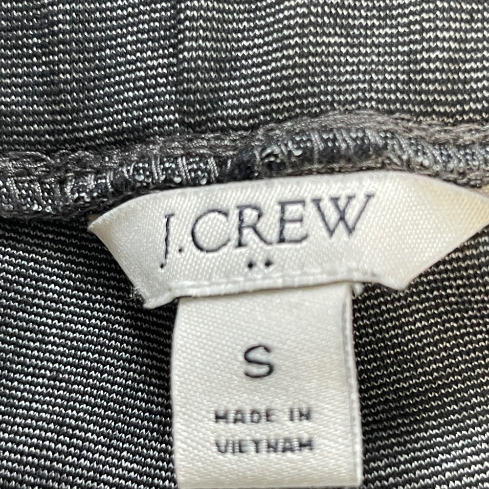 J.Crew Factory Women's Pintuck Sweatpant Heather Charcoal Sz Small Pull-On Pant - Picture 4 of 12